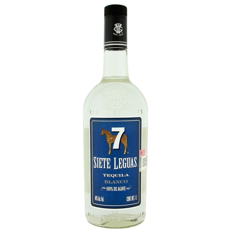 Tequila Siete Leguas Blanco 1L 18438 - Bodegas Alianza