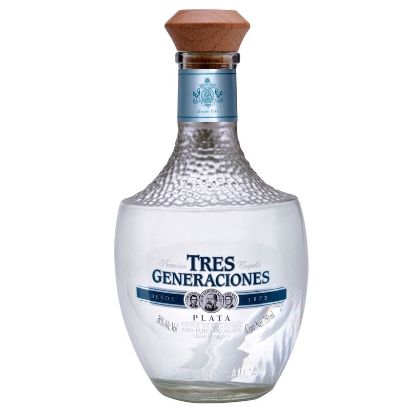 Tequila Tres Generaciones Plata 750ml 1309 Bodegas Alianza