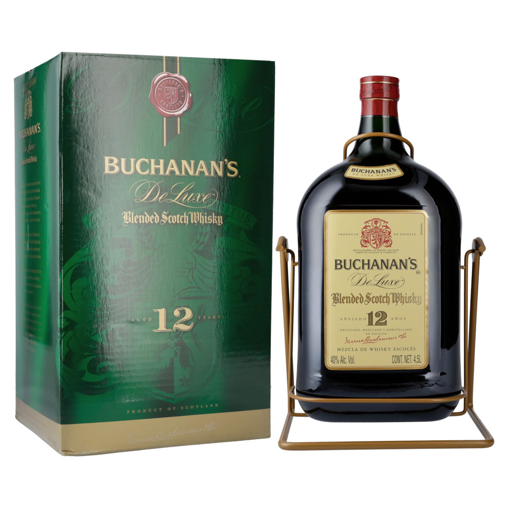 Whisky Buchanans 12 Años Con Columpio 4.5 L 23231 Bodegas Alianza