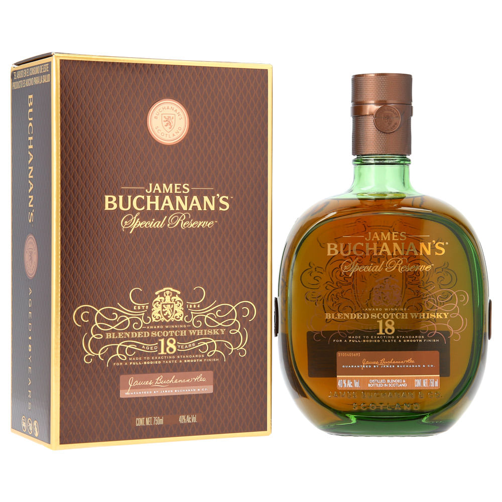 Whisky Buchanans 18 Anos 750 Ml 25854 Bodegas Alianza