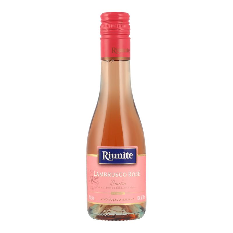 Vino Rosado Riunite Lambrusco Rose 187ml - Bodegas Alianza