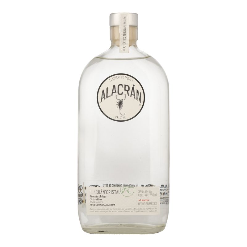 Tequila Alacran Añejo Cristal 750 ml 24598 Bodegas Alianza