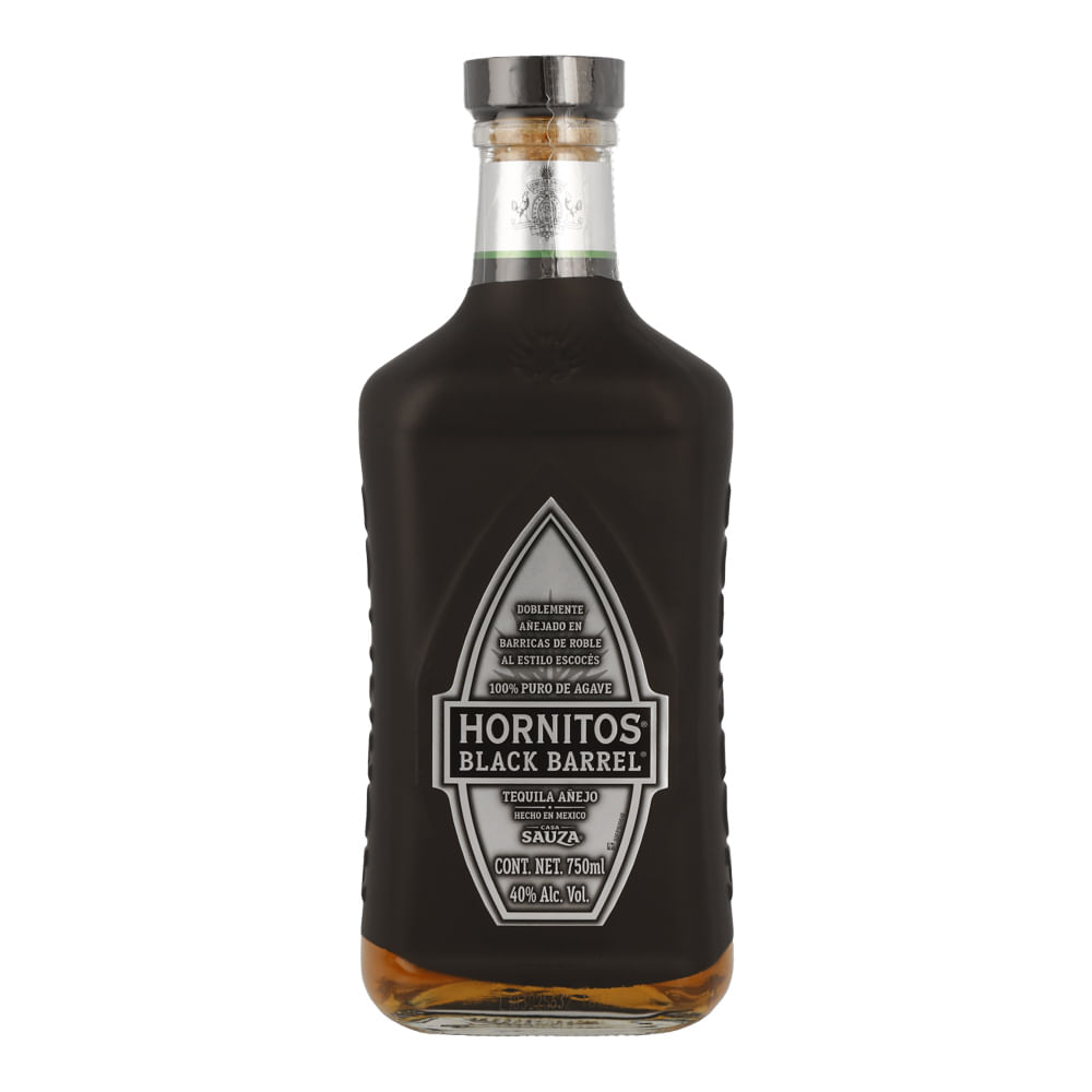 Tequila Sauza Hornitos Black Barrel Añejo 750 ml 20366 Bodegas Alianza