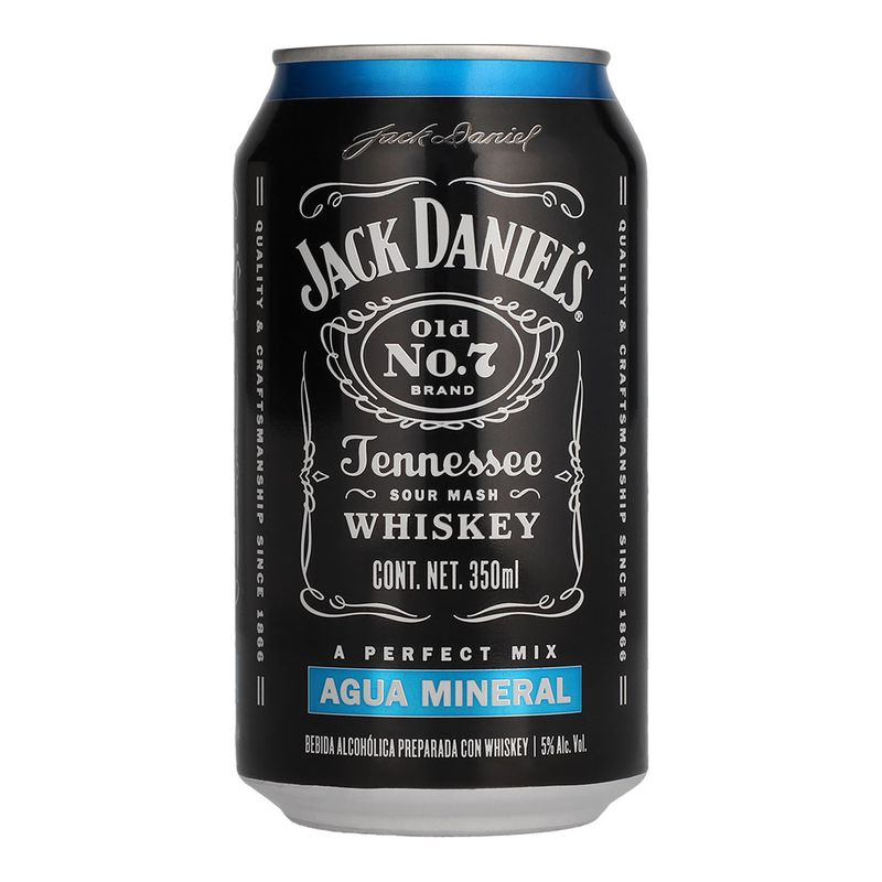 Jack Daniels Agua Mineral Lat 350ml (6 Latas) Bodegas Alianza