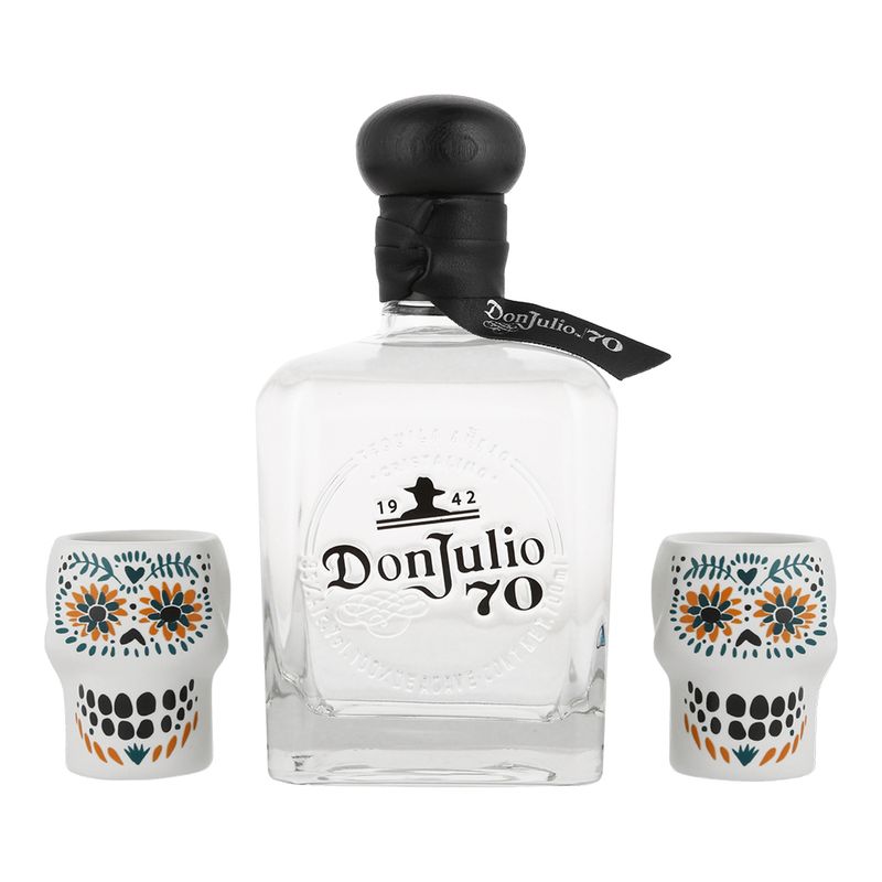Tequila Don Julio 70 Añejo 700ml C/Vasos Calavera Bodegas Alianza
