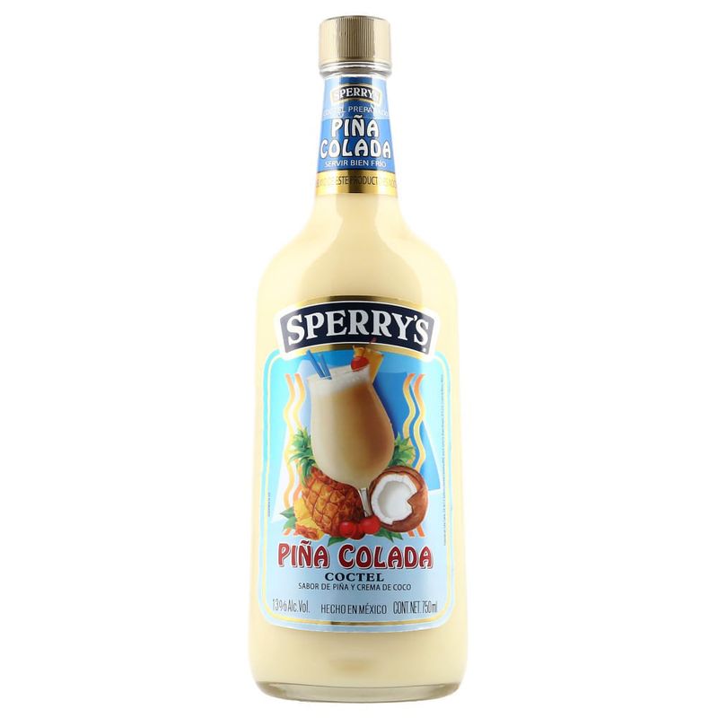 Necesito nombre Peregrinación Cocktail Sperrys Piña Colada 750 ml - Bodegas Alianza