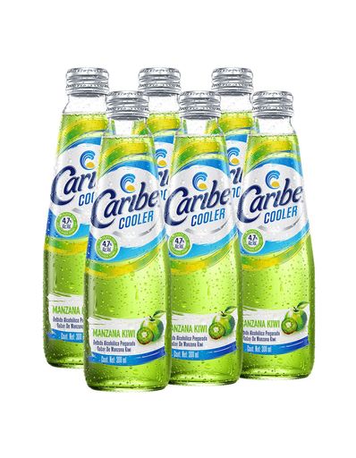 Caribe-Cooler-Manzana-Verde-Kiwi--6-Pzas--300-ml-Bodegas-Alianza