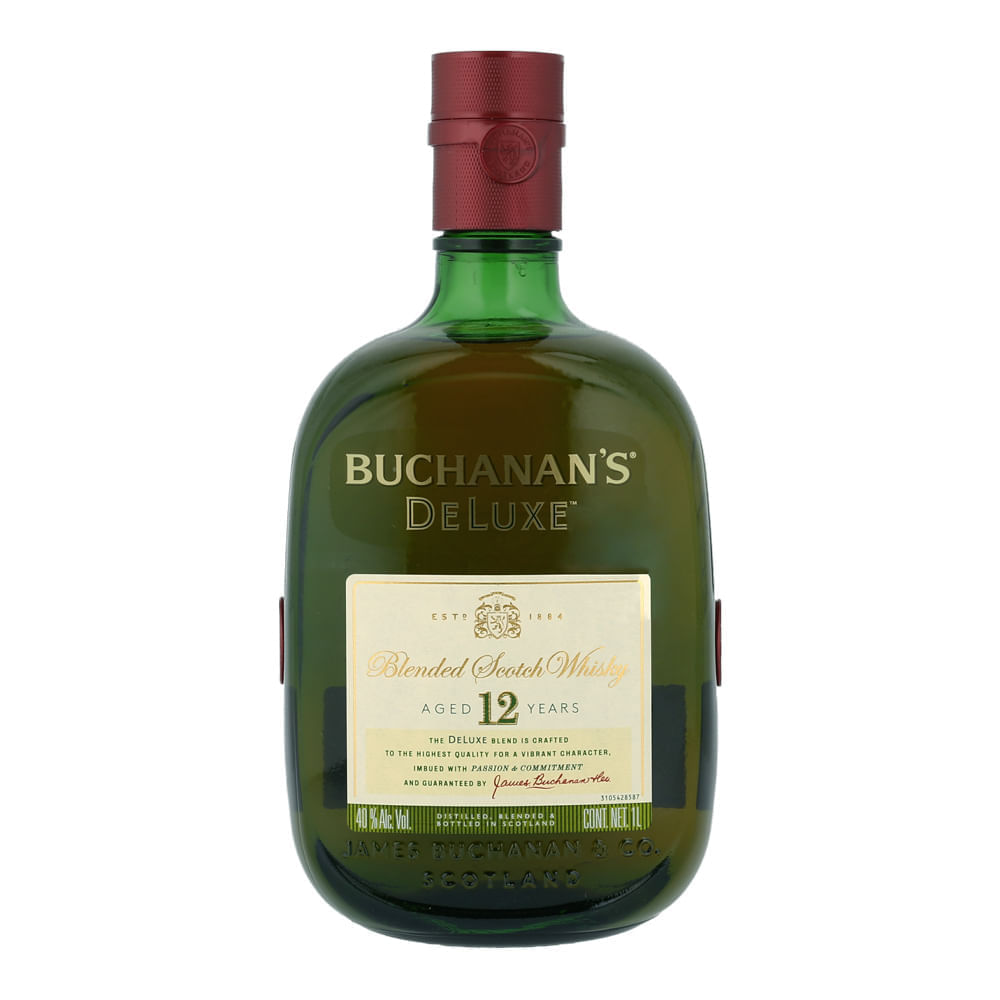 Whisky Buchanan’s Deluxe 12 Años Blended Scotch 1 L