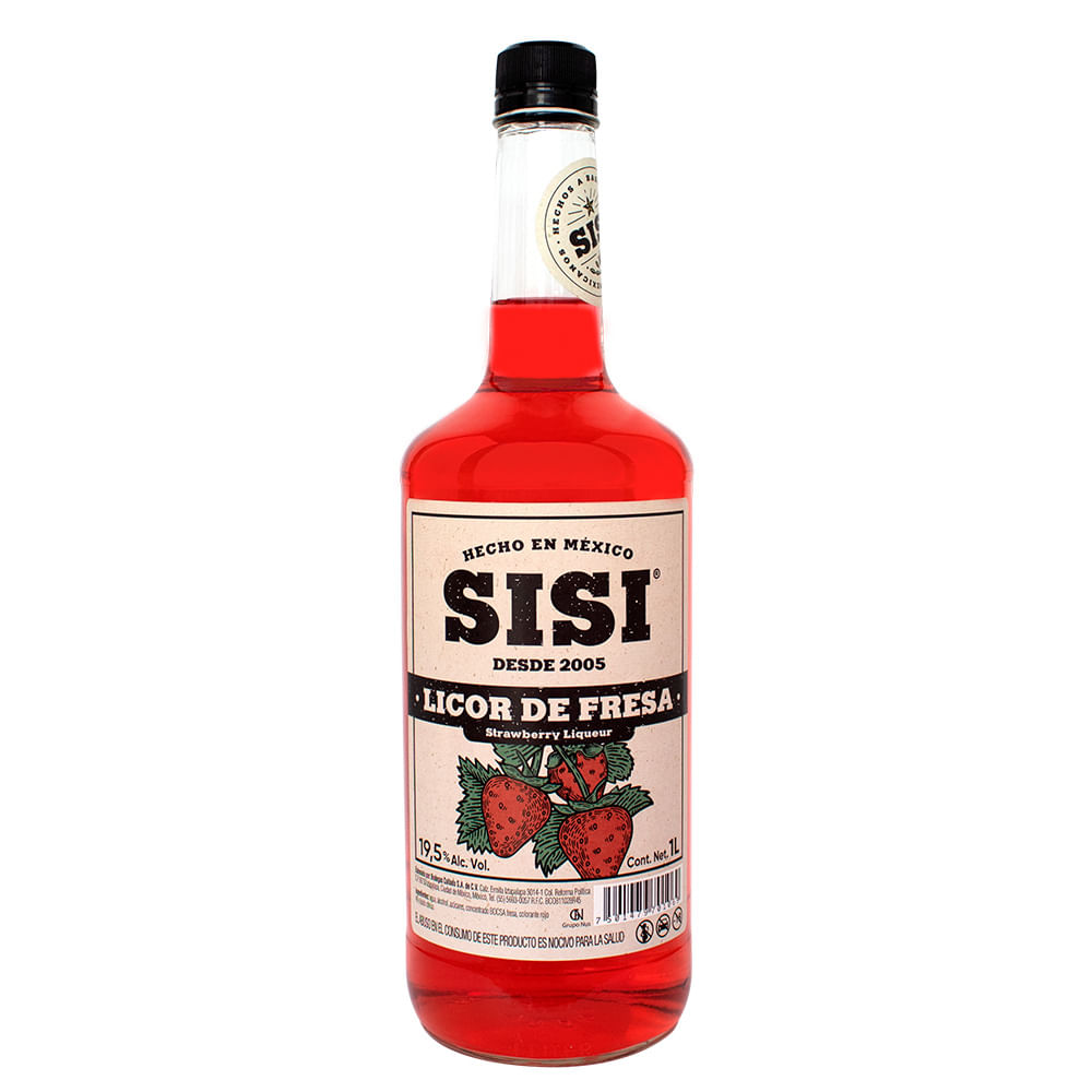 Licor Sisi de Fresa 1 L