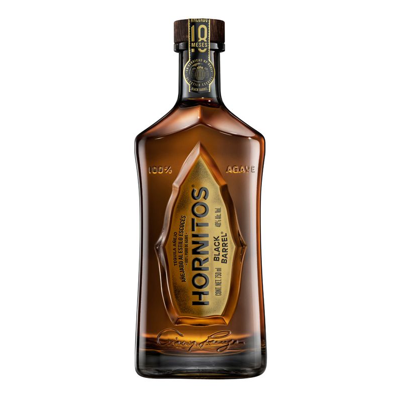 Tequila Sauza Hornitos Black Barrel Añejo 750 ml 20366 Bodegas Alianza