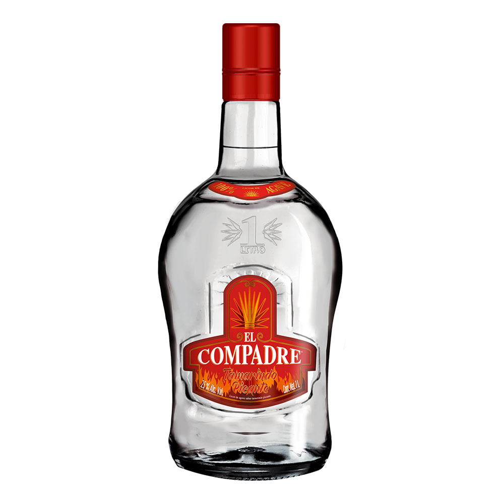 Licor De Agave El Compadre Tamarindo Picante 1 L