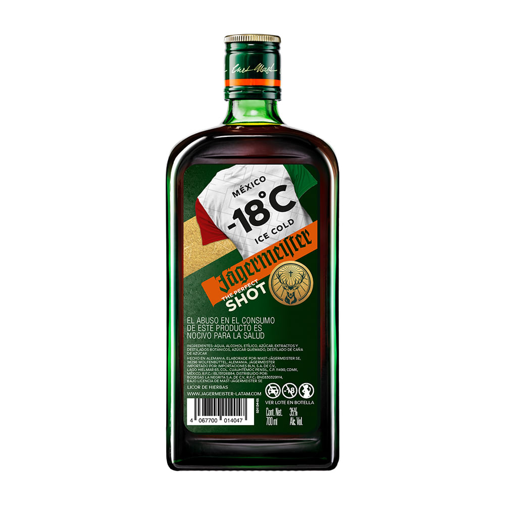 Licor Jagermeister 56 Edición Mundial 700 ml