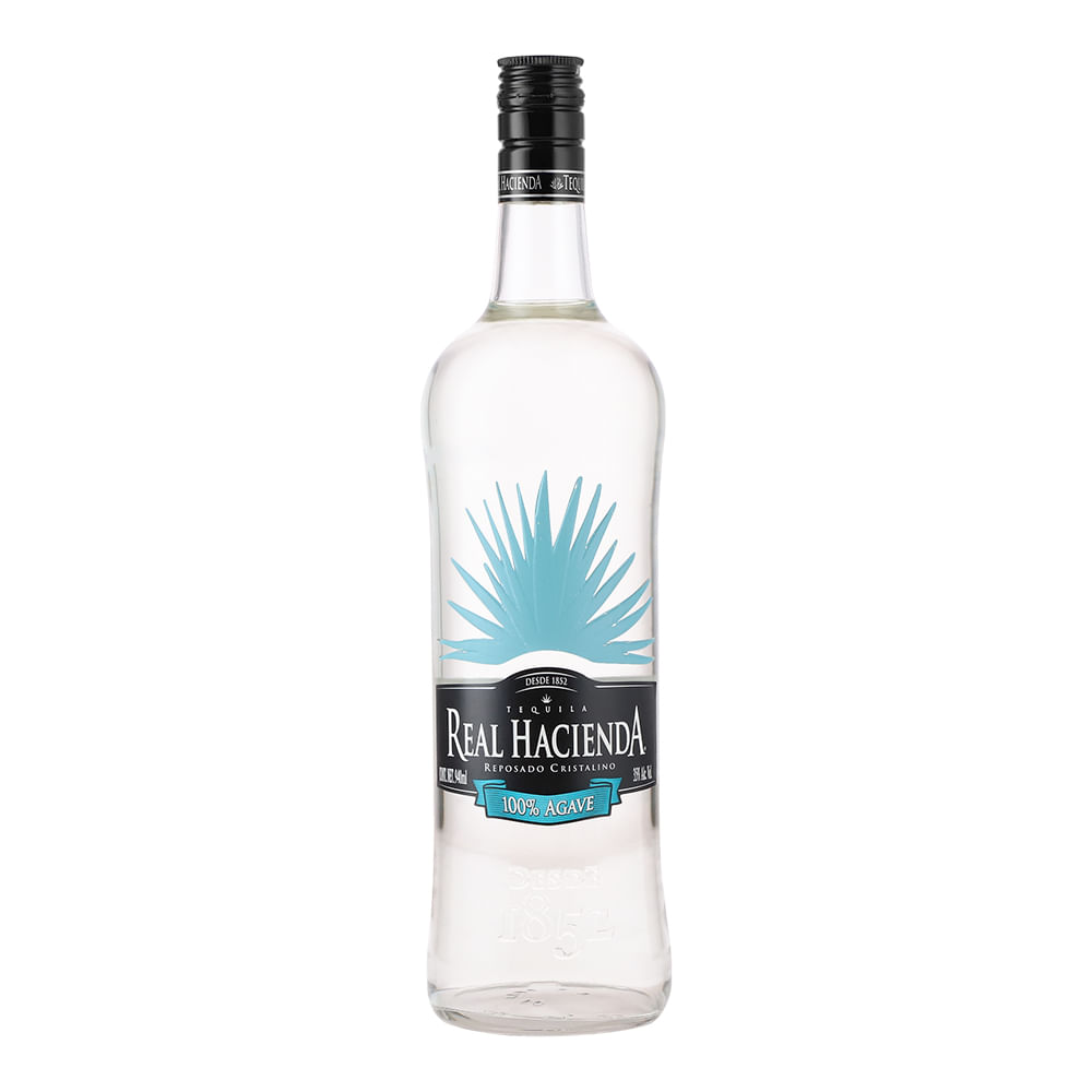 Tequila Real Hacienda Reposado Cristalino 940 ml