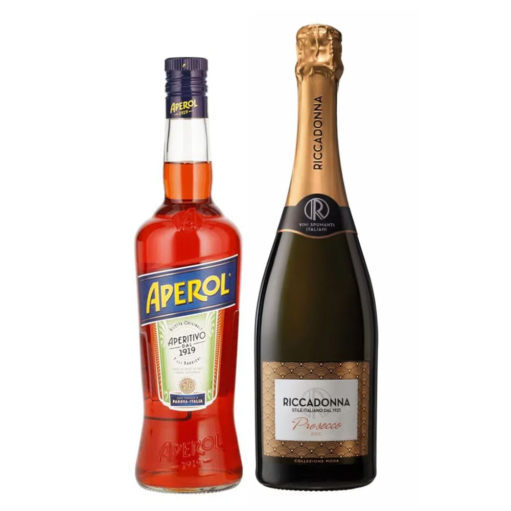 Aperitivo Aperol 700ml con Riccadonna Prossecco 750ml