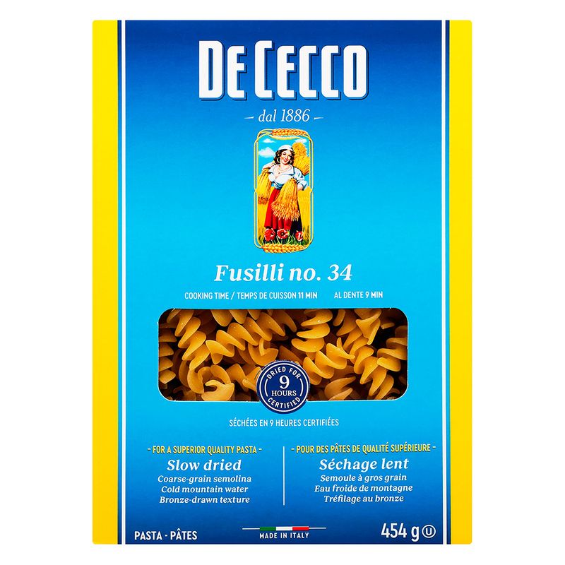 Pasta de Cecco Fusilli 454 g Bodegas Alianza