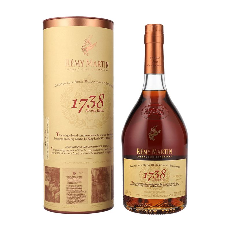 Cognac Rémy Martin 1738 700 Ml Bodegas Alianza