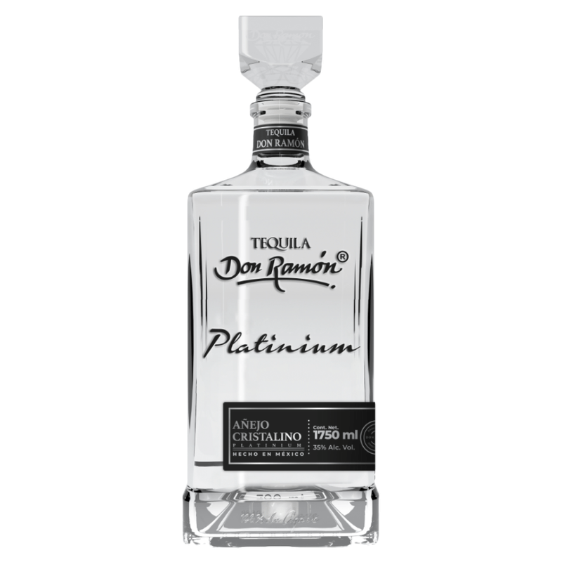 Tequila Don Ramon Platinium Añejo Cristalino 1.75L Bodegas Alianza