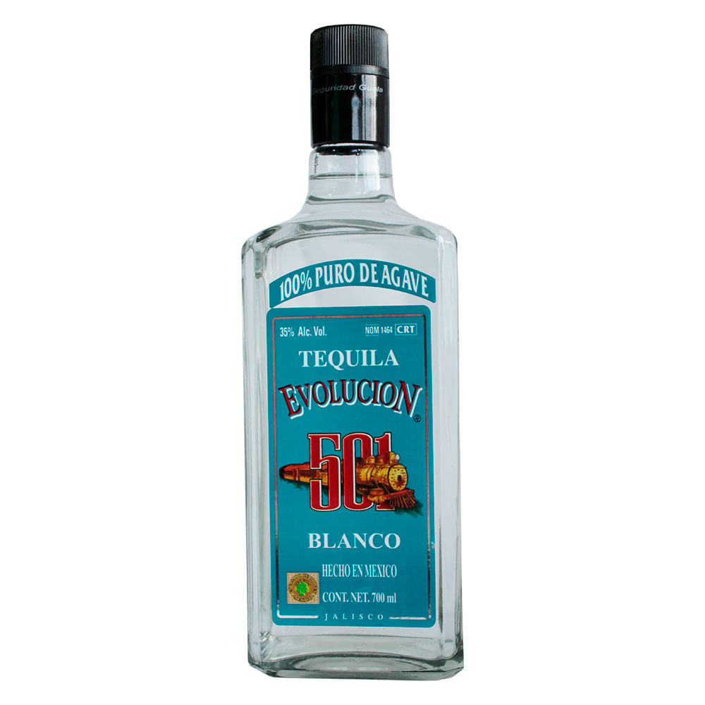Tequila Evolución 501 Blanco 700 ml 100% Agave Azul