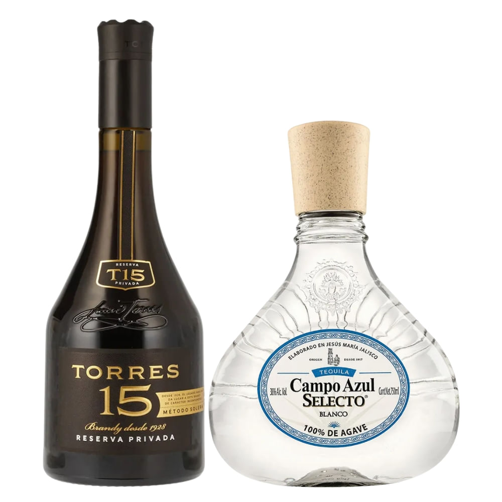 Bandy Torres 15 700 ml C/Tequila Campo Azul Selecto Blanco 750 ml