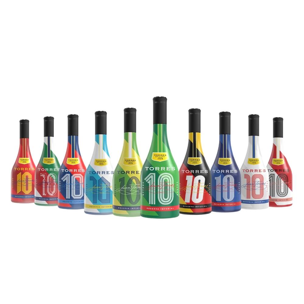 Brandy Torres 10 Edición Mundial 700 ml (10 Botellas)