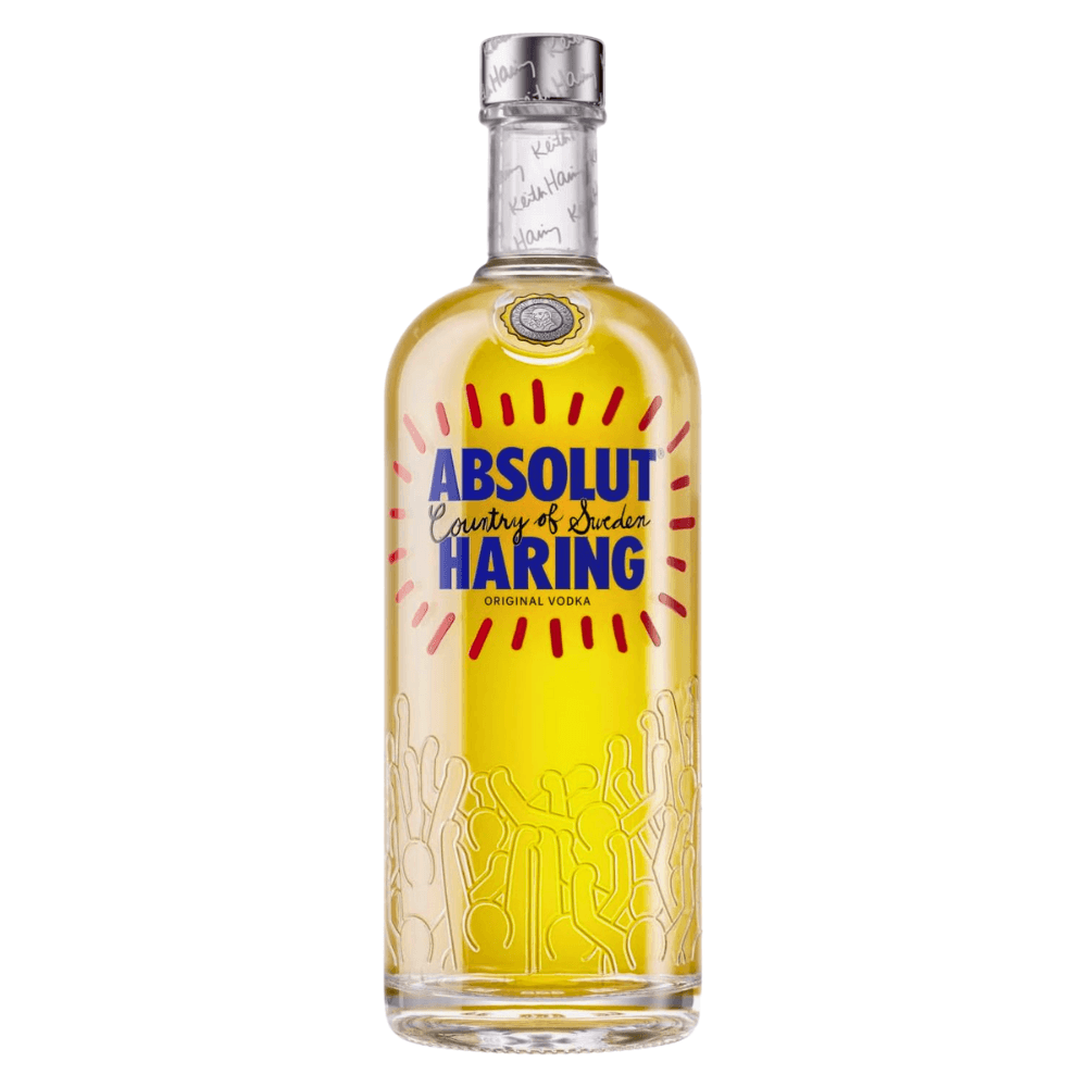 Vodka Absolut Azul Edición Keith Haring 750 ml